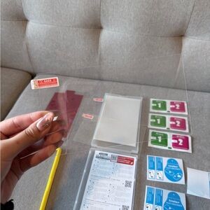 4-Pack Tempered Glass Screen Protector Designed for Nintendo Switch OLED